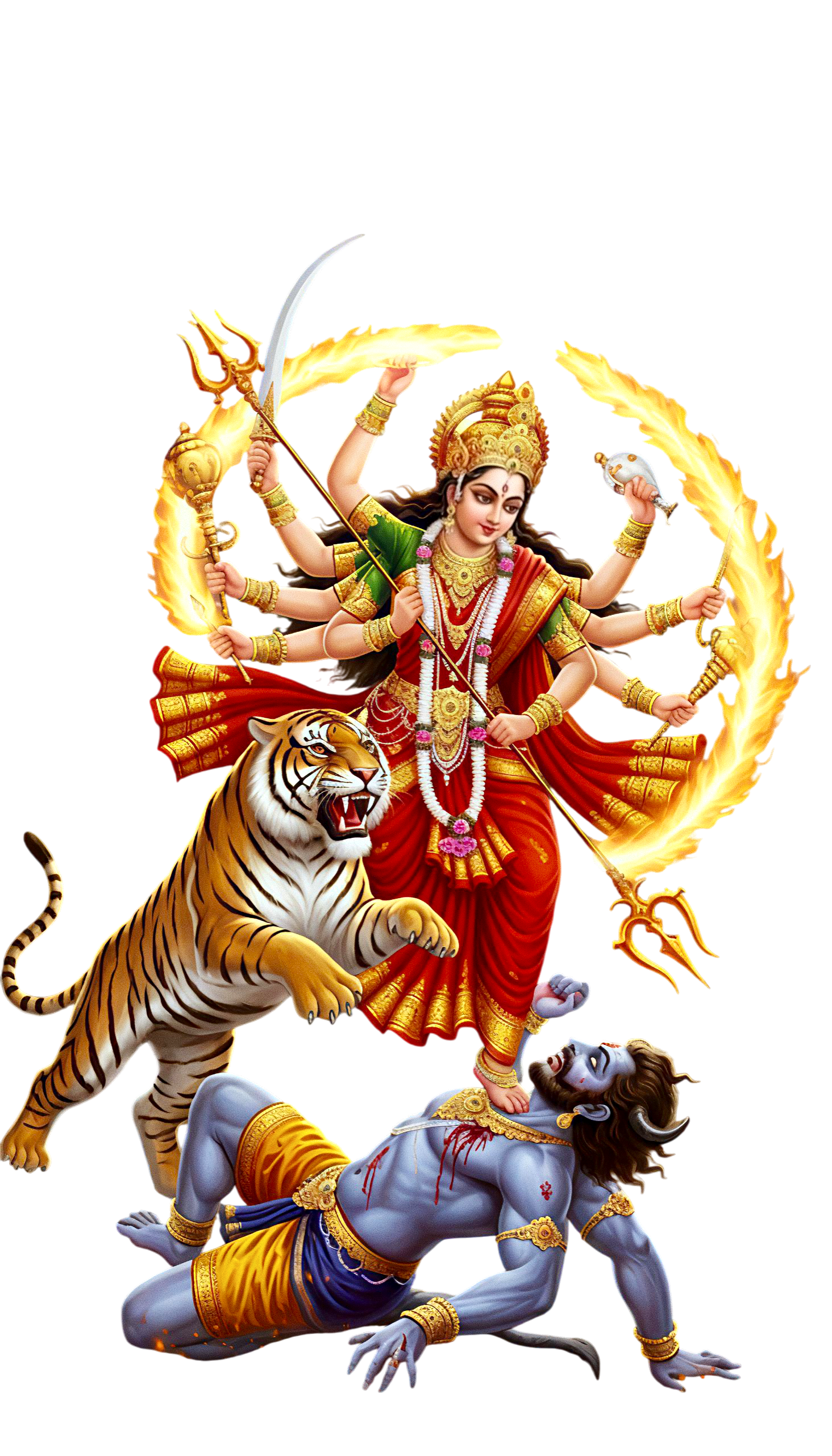 Durga Ji HD PNG Image (6)