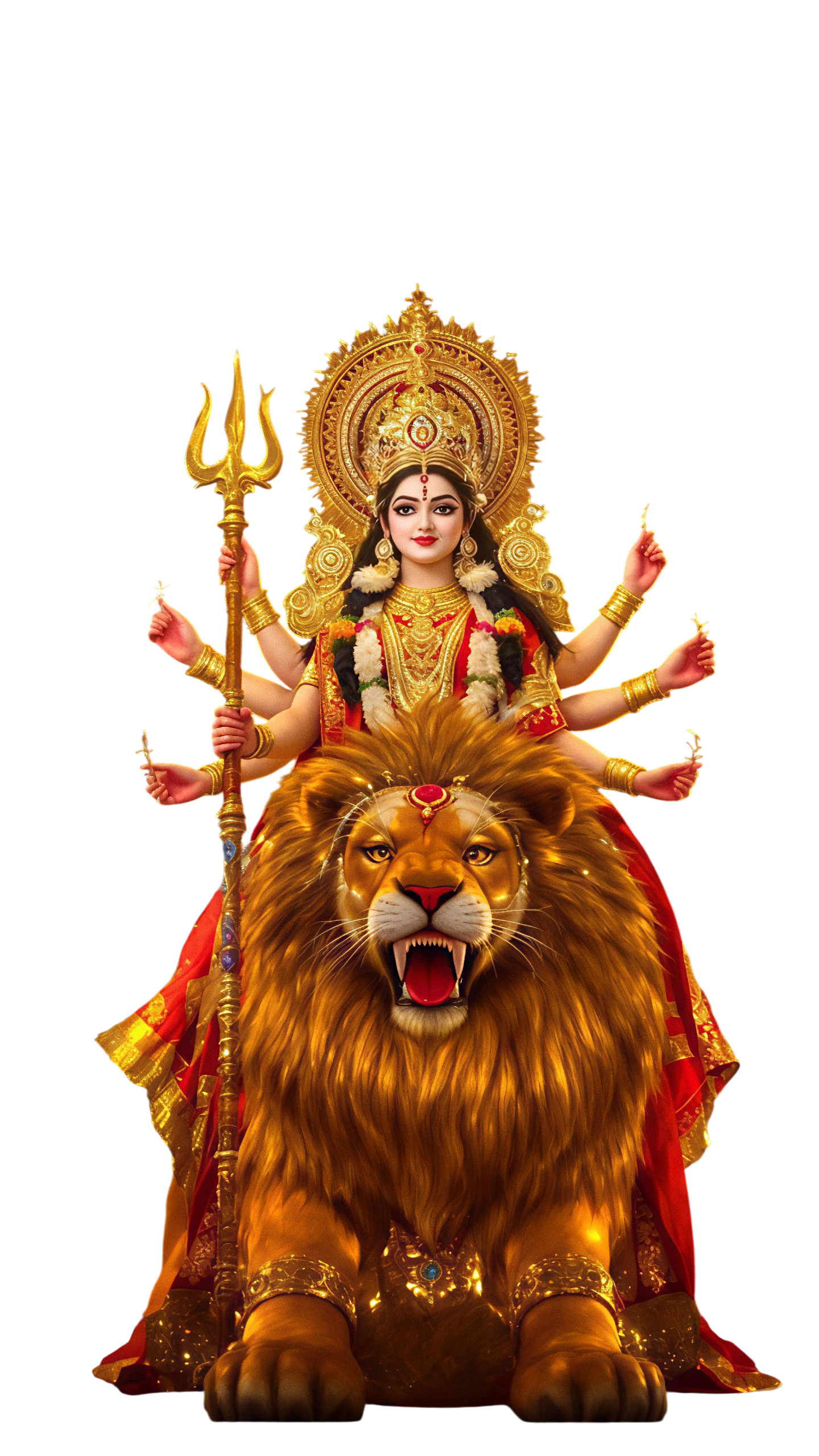 Durga Ji HD PNG Image (11)