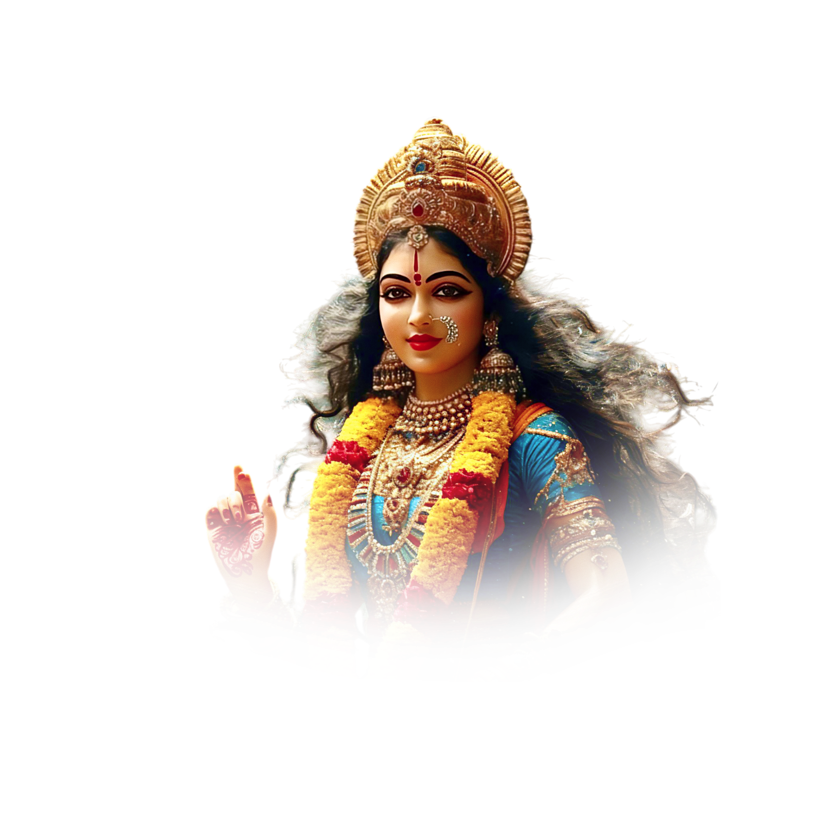 Durga Ji HD PNG Image (1)