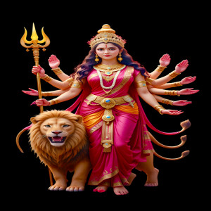 Durga Ji HD PNG Image (10)