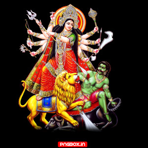Durga Mata Hd Png Image Navratri Special (1)