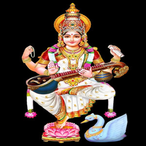 Saraswati Goddess HD png image