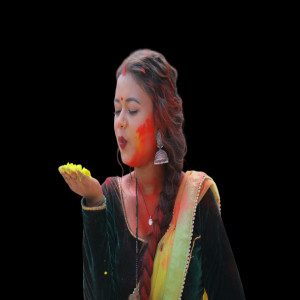 Bihari Woman With Color And Pichkari Hd Png (4)